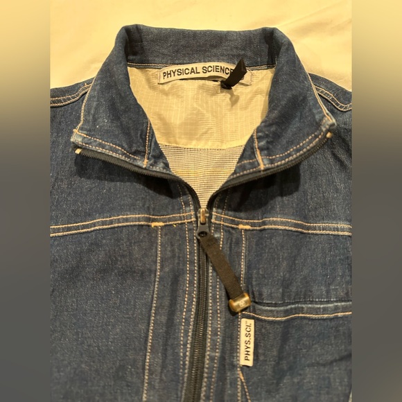 Physical Science Korea Jean Motorcycle Jacket Denim - Picture 3 of 10